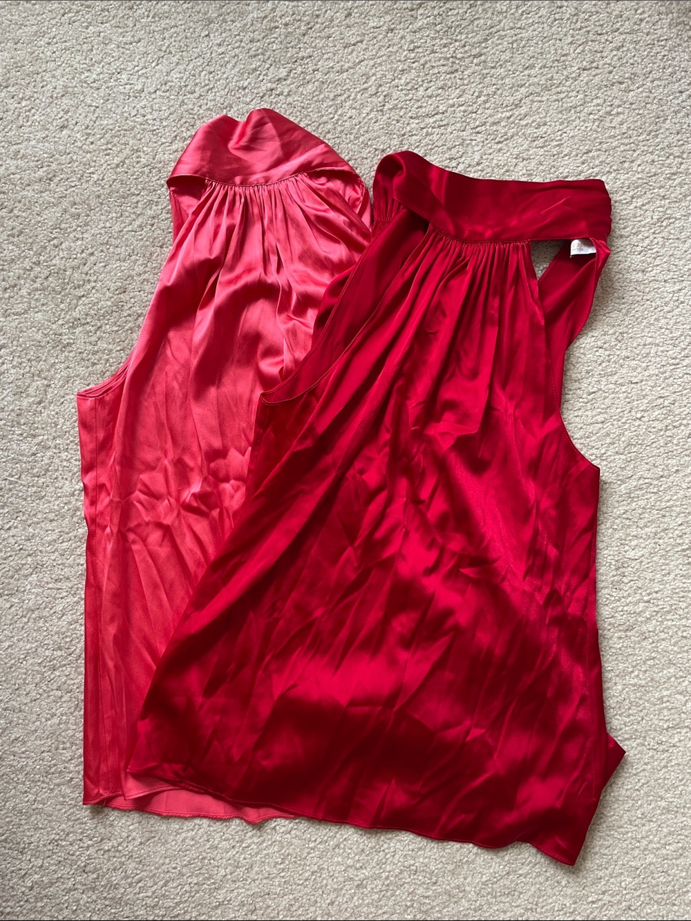 2 Ramy Brook Seeveless Halter Swing Blouse